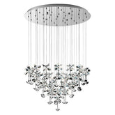 Eglo Lighting Indoor Pendants Pianopoli Crystal Chrome LED Lights-For-You 93661 9002759936617